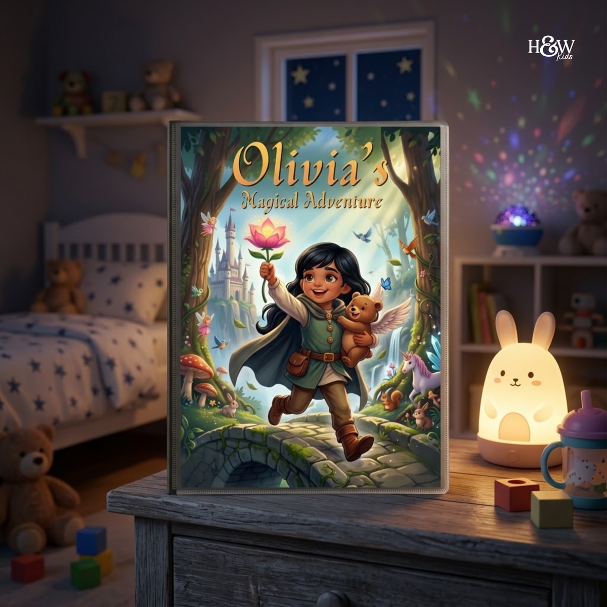 Magic and Fantasy (Personalized Bedtime Story Coloring Book Portfolio for Kids)