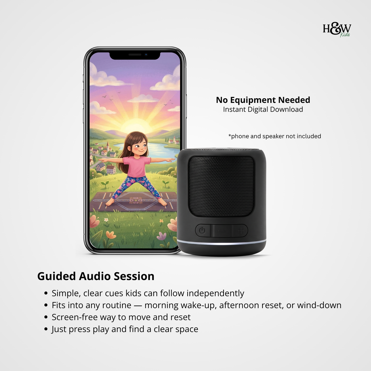 Morning Audio Yoga for Kids (Personalized)