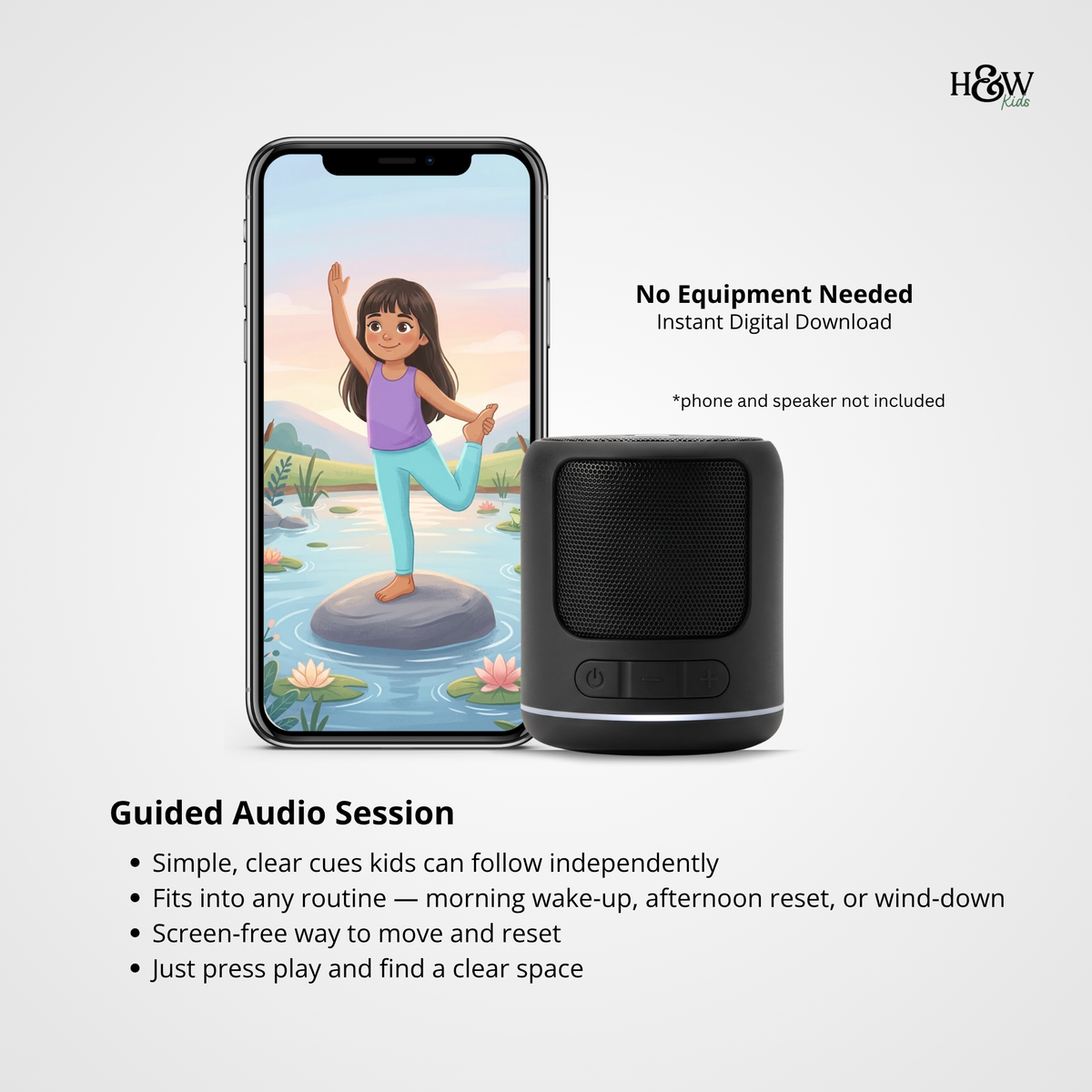 Balancing Audio Yoga for Kids (Personalized)