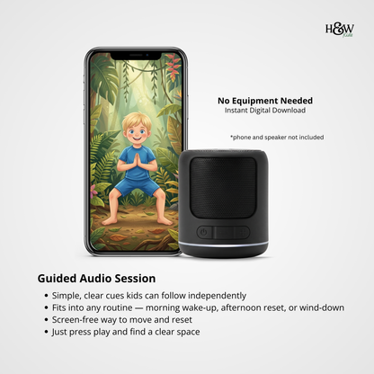 Jungle Audio Yoga for Kids (Personalized)
