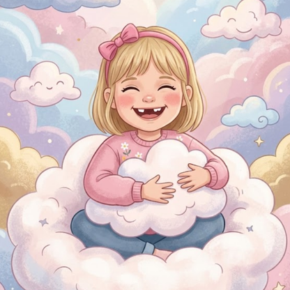 The Clouds (Personalized Bedtime Audio Story for Kids)