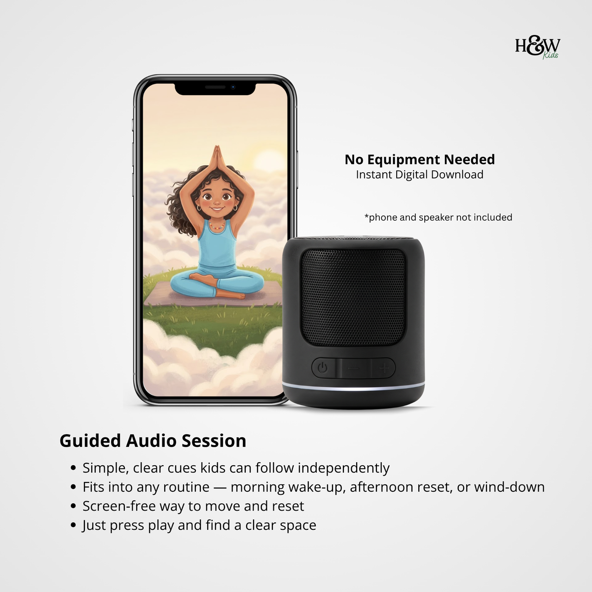 Calm Audio Yoga for Kids (Personalized)