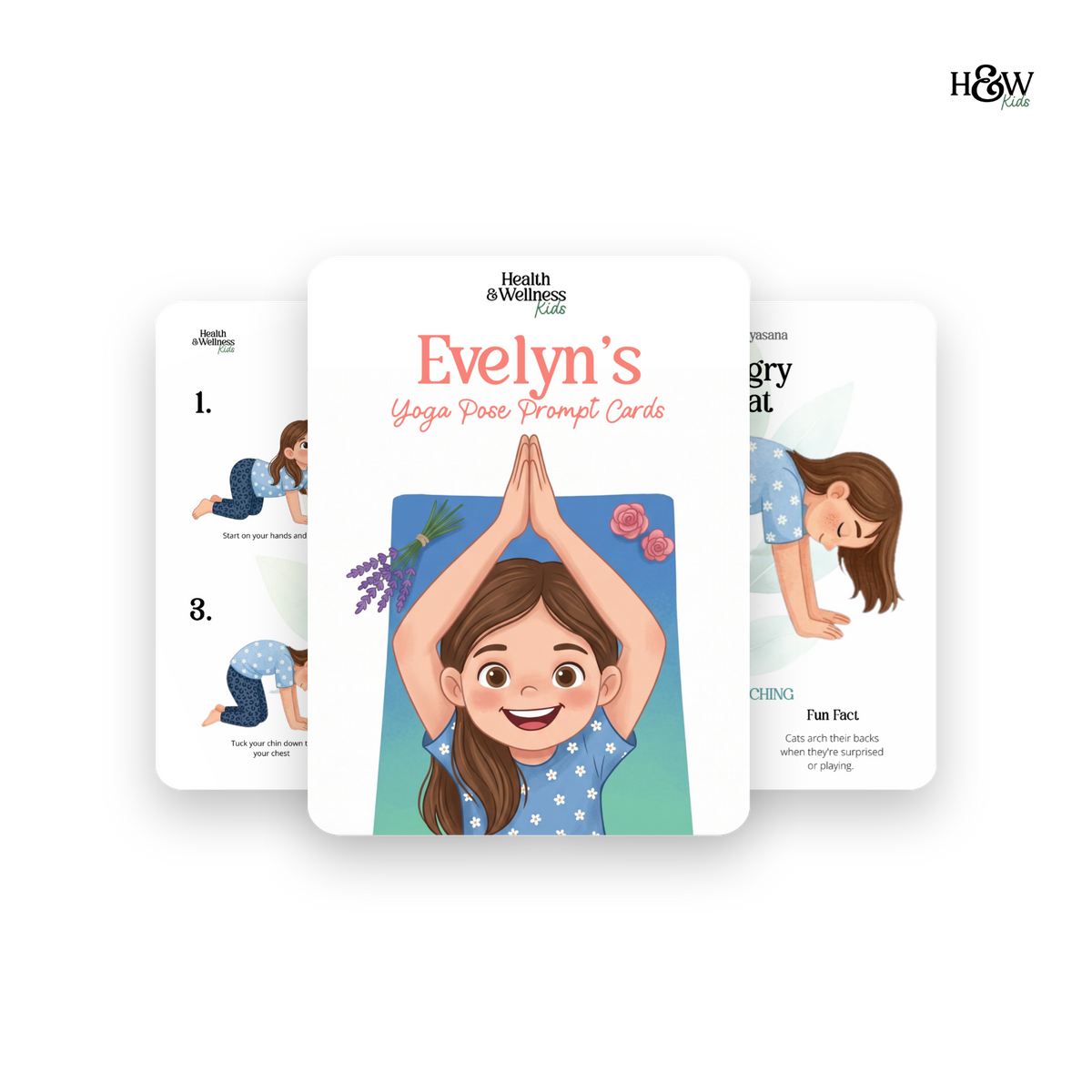Yoga Cards for Kids (Personalized)