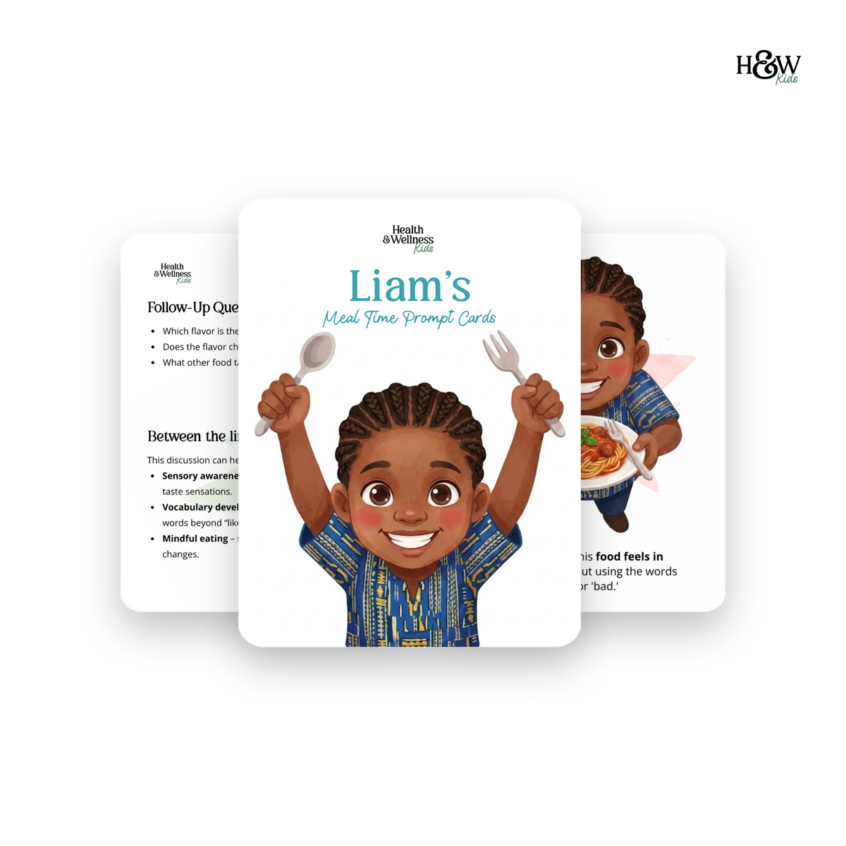 Mealtime Conversation Starters Cards for Kids (Personalized)