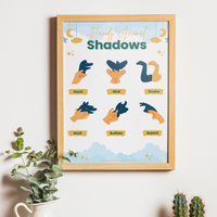 Handy Animal Shadows Poster