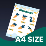 Handy Animal Shadows Poster