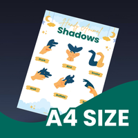 Handy Animal Shadows Poster