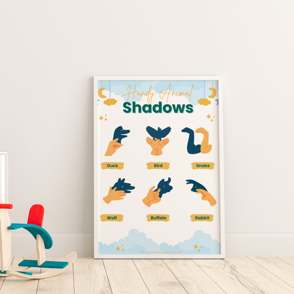 Handy Animal Shadows Poster