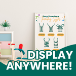 Easy Shoe Lace Threading Styles Poster