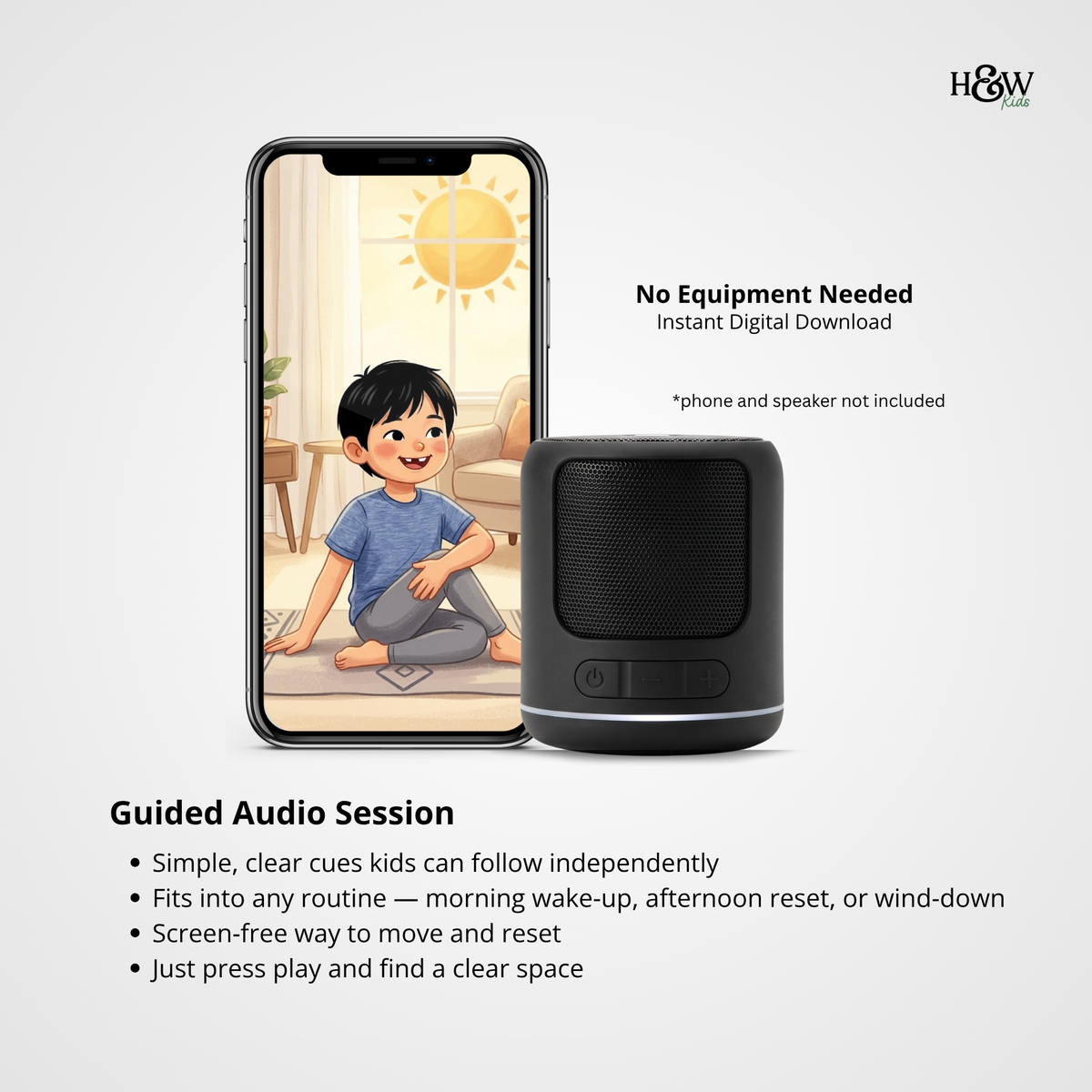 Power Stretch Audio Yoga for Kids (Personalized)