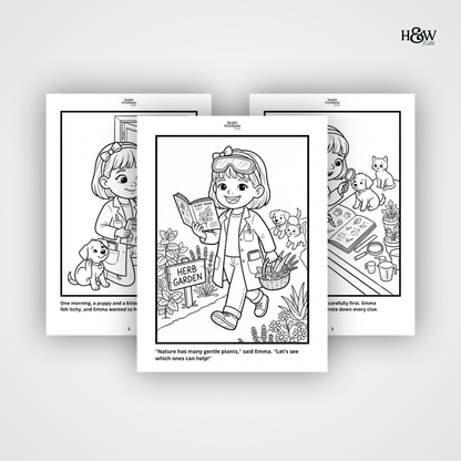 Dreams and Passions (Personalized Bedtime Story Coloring Book Portfolio for Kids)