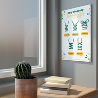 Easy Shoe Lace Threading Styles Poster