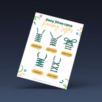 Easy Shoe Lace Threading Styles Poster