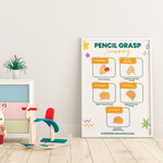 Pencil Grasp Journey Poster