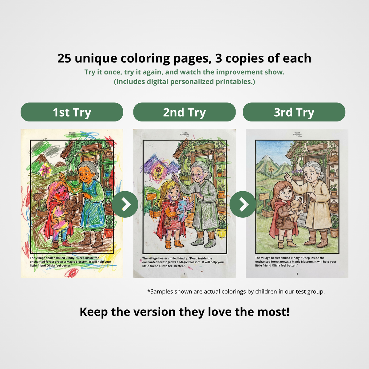 Magic and Fantasy (Personalized Bedtime Story Coloring Book Portfolio for Kids)