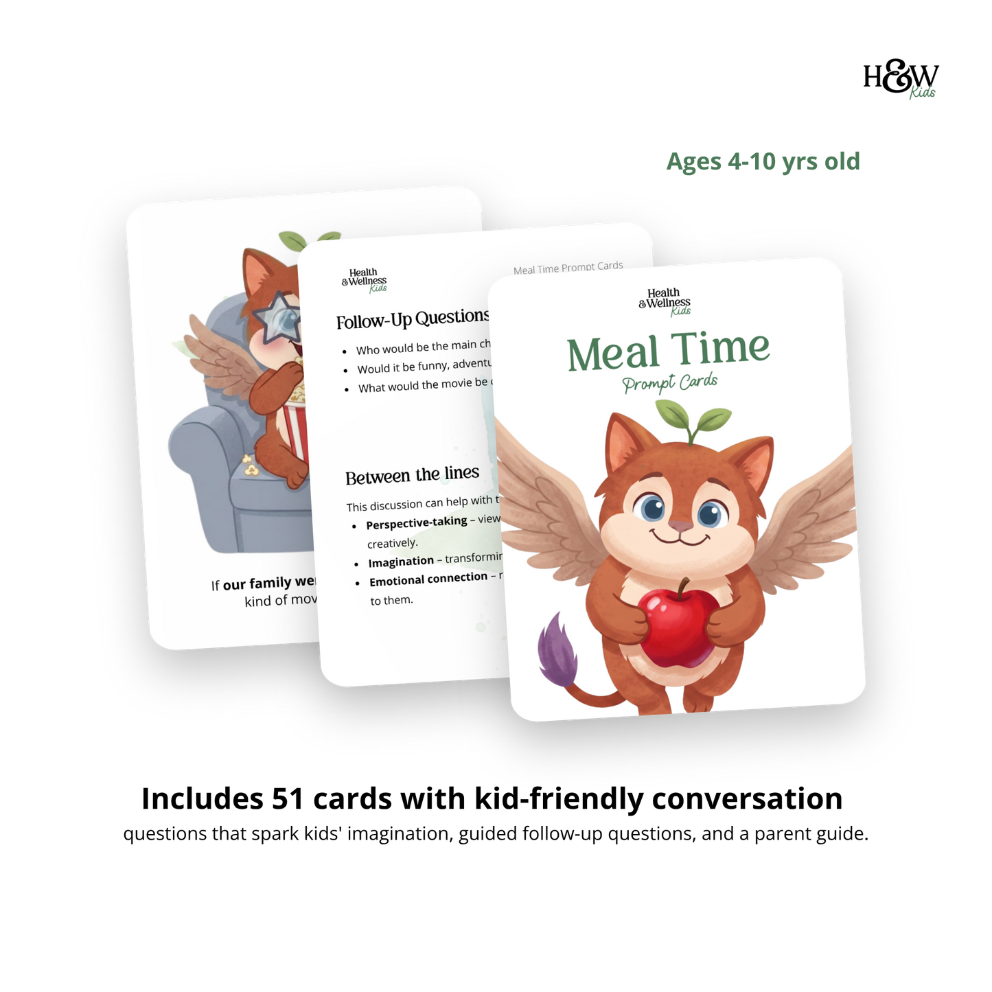 Beak Meal time Prompt Cards - Conversation Starters for Kids
