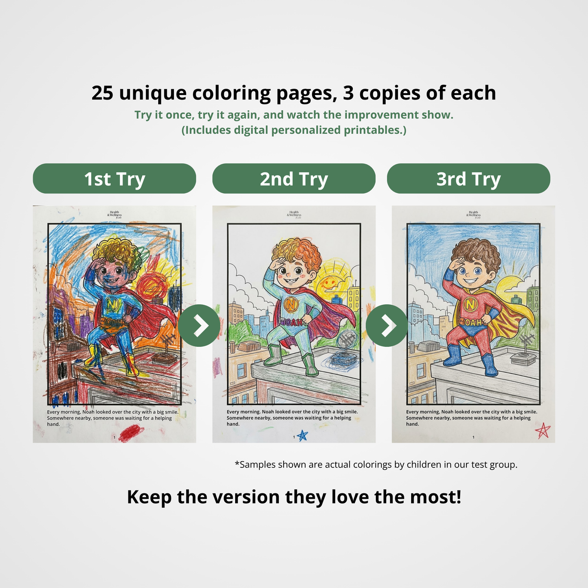 Super Adventures (Personalized Bedtime Story Coloring Book Portfolio for Kids)