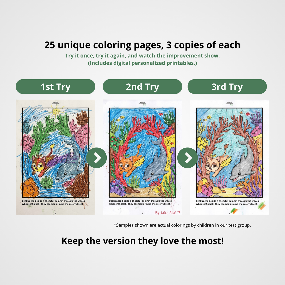 Beak and the Sleepy Sea Signals (Non-Personalized Bedtime Story Coloring Book Portfolio for Kids)
