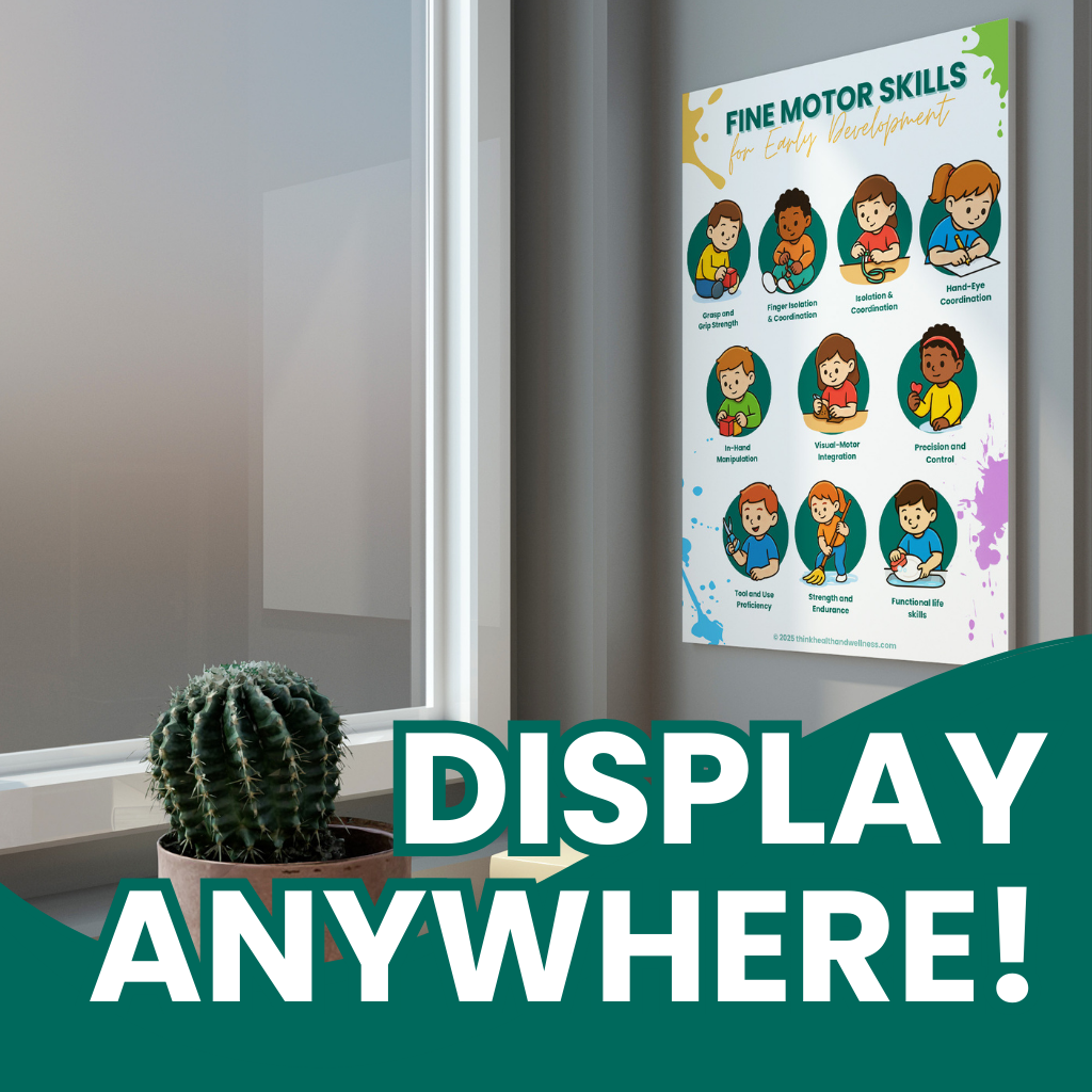 Fine Motor Skills for Early Development Poster