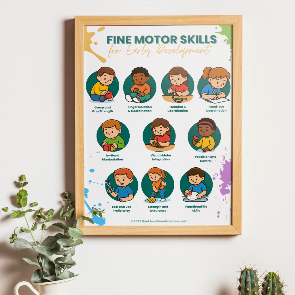 Fine Motor Skills for Early Development Poster