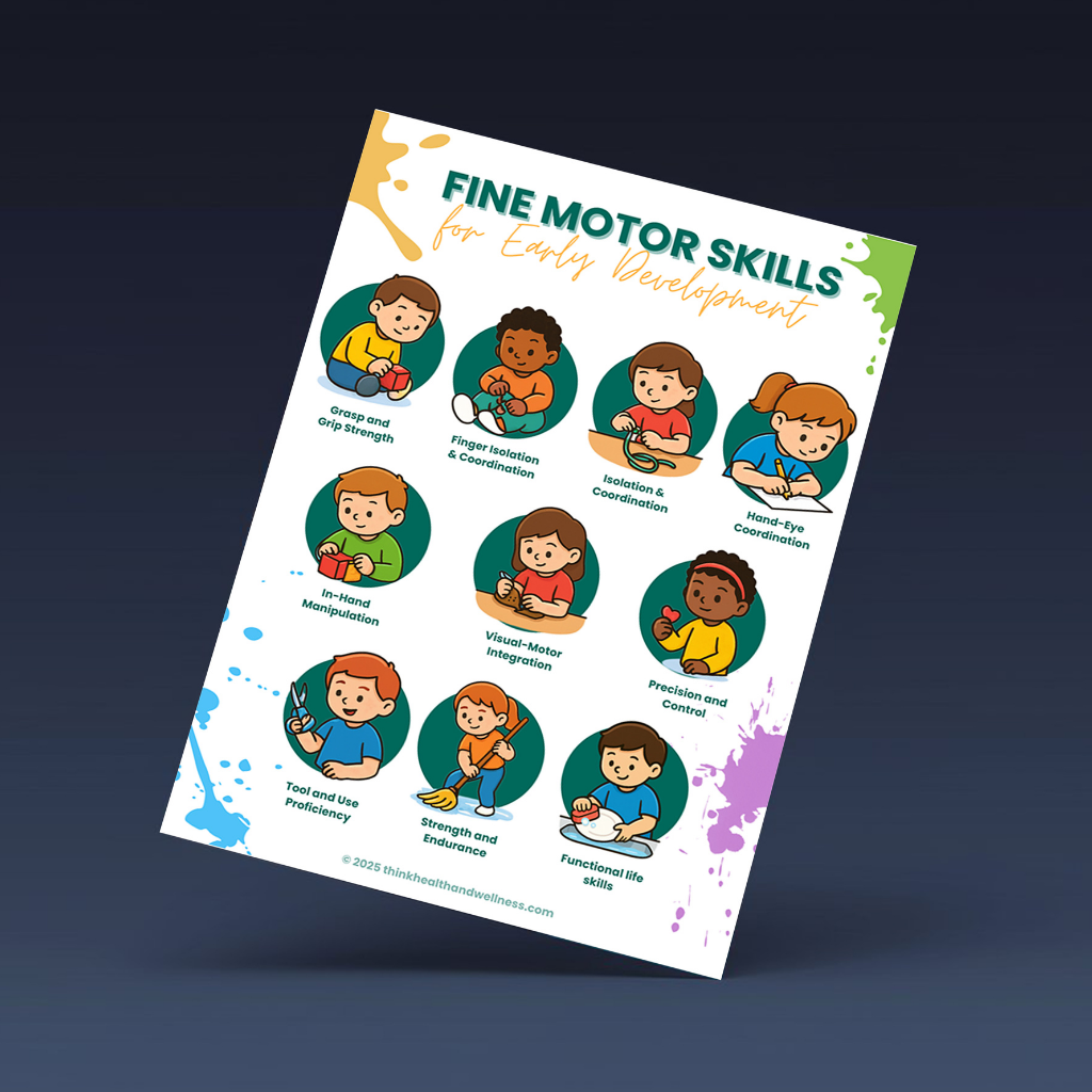 Fine Motor Skills for Early Development Poster