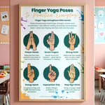 Finger Yoga Poses Poster