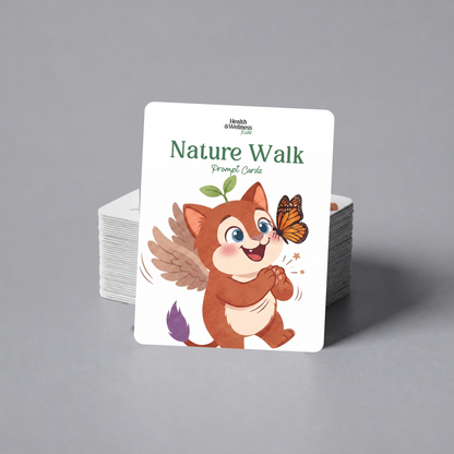 Nature Walk Conversation Cards for Kids (Non-Personalized)