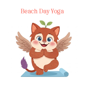 Beach Day Yoga - (Instant Download Guided Yoga Audio)