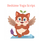 Bedtime Yoga Script - (Instant Download Guided Yoga Audio)