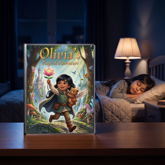Magic and Fantasy (Personalized Bedtime Story Coloring Book Portfolio for Kids)
