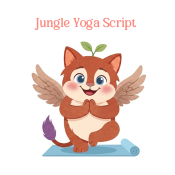 Jungle Yoga Script - (Instant Download Guided Yoga Audio)