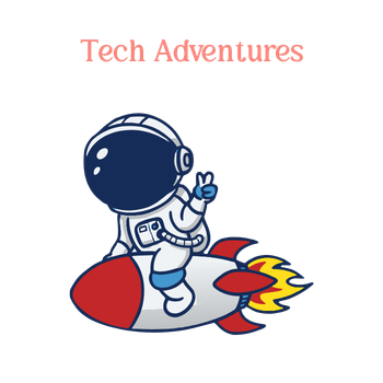 Tech Adventures — Personalized Bedtime Coloring Activity Bundle
