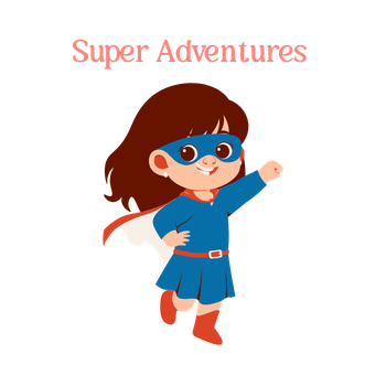 Super Adventures — Personalized Bedtime Coloring Activity Bundle