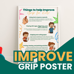 Things to Help Improve Grip for Kids Poster