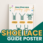 Easy Shoe Lace Threading Styles Poster