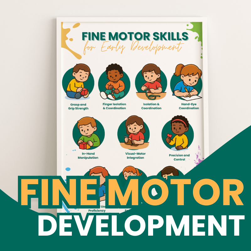 Fine Motor Skills for Early Development Poster