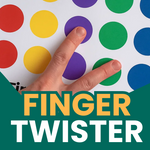 Fine Motor Flashcard Printable - Dino Finger Twister Flashcards