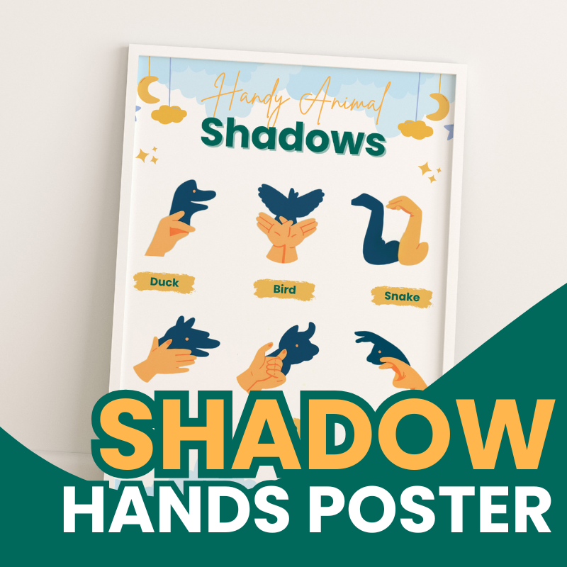 Handy Animal Shadows Poster
