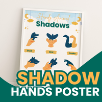 Handy Animal Shadows Poster