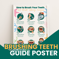 How to Brush Your Teeth and Build Strong Fingers Poster