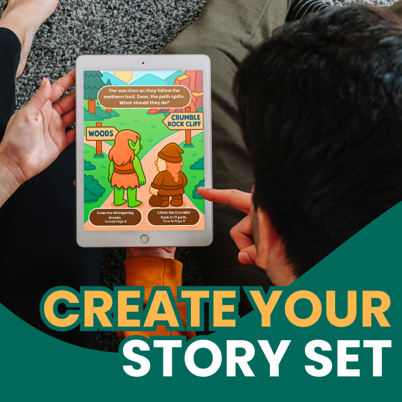 Interactive Storybooks Bundle – 5 Fine Motor Adventures with Big Choices