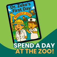 Dr. Zeke’s First Day in Wiggly Wild Zoo – Interactive Storybook