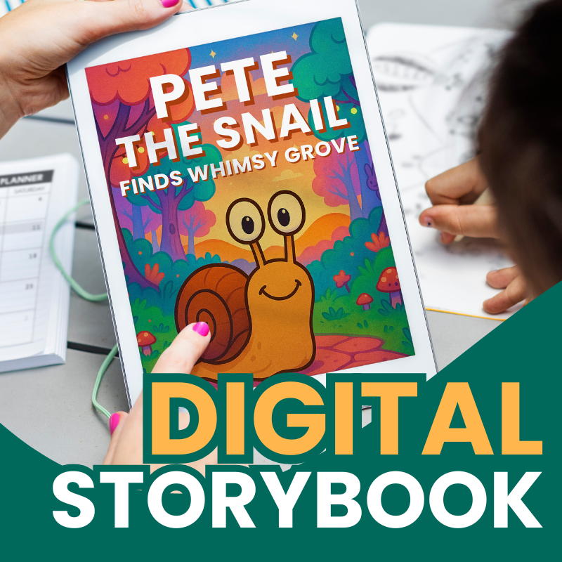 Pete the Snail: Finds Whimsy Grove – Traditional Storybook