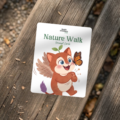 Nature Walk Conversation Cards for Kids (Non-Personalized)