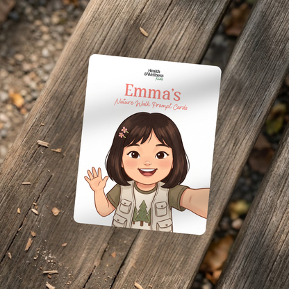 Nature Walk Conversation Cards for Kids (Personalized)