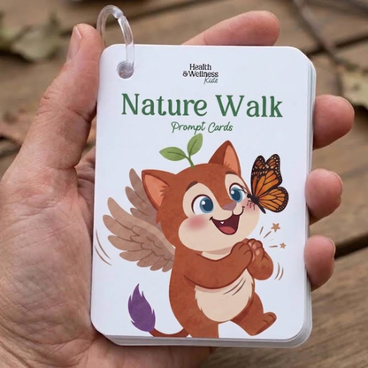Nature Walk Conversation Cards for Kids (Non-Personalized)