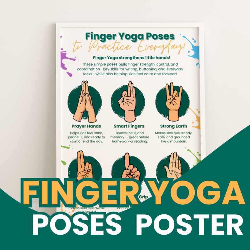 Finger Yoga Poses Poster