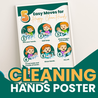 Easy Moves for Happy, Clean Hands Poster