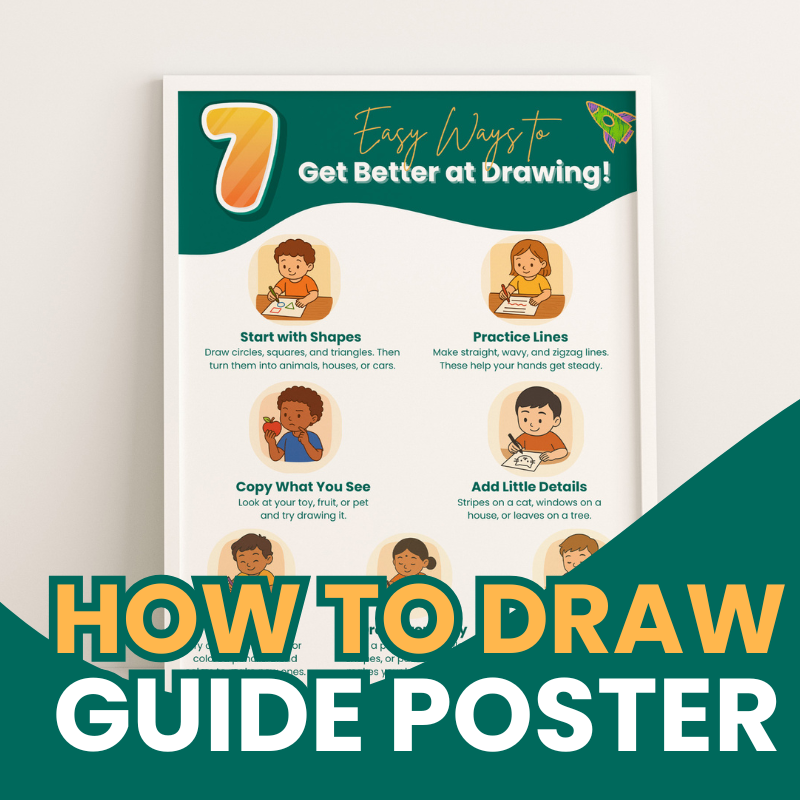 Easy Ways to Get Better at Drawing Poster
