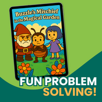 Buzzle’s Mischief in the Magical Garden – Interactive Storybook